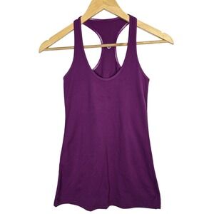 Lululemon Tank Top Womens Small Purple Racerback Athletic Gym Yoga Activewear